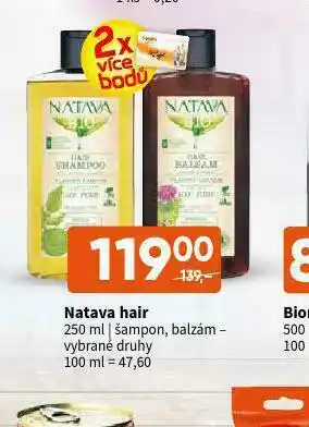 Terno Natava hair šampon, balzám nabídka