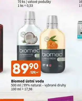 Terno Biomed ústní voda nabídka