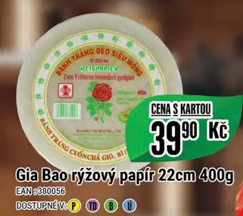 Tamda Foods Gia Bao rýžový papír 22cm 400g nabídka