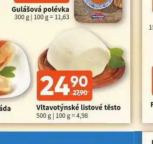 Terno Vltavotýnské listové těsto nabídka