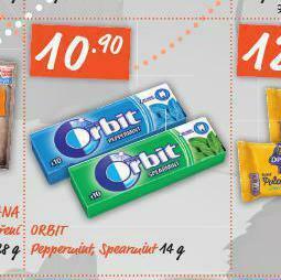 Terno Orbit žvýkačky nabídka