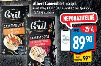 Albert Albert Camembert na gril nabídka