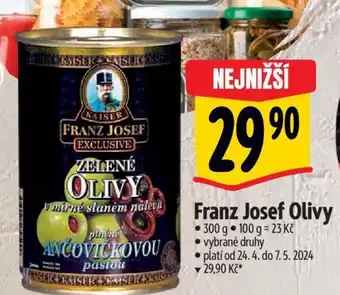 Albert Franz Josef Olivy nabídka