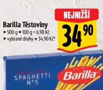 Albert Barilla Těstoviny nabídka