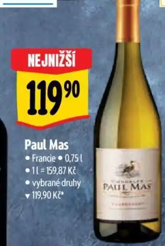 Albert Paul Mas 0.75L nabídka