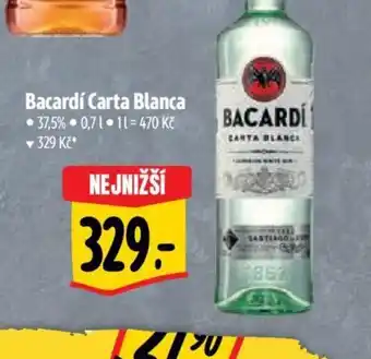 Albert Bacardi Carta Blanca 0.7l nabídka