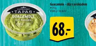 Albert Guacamole - dip s avokádem nabídka