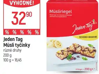 Globus Jeden Tag Müsli tyčinky nabídka