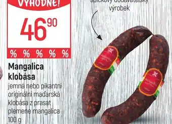 Globus Mangalica klobása nabídka
