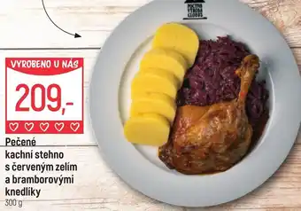 Globus Pečené kachní stehno s červeným zelím a bramborovými knedlíky 300 g nabídka