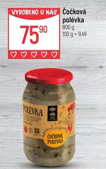 Globus Čočková polévka nabídka