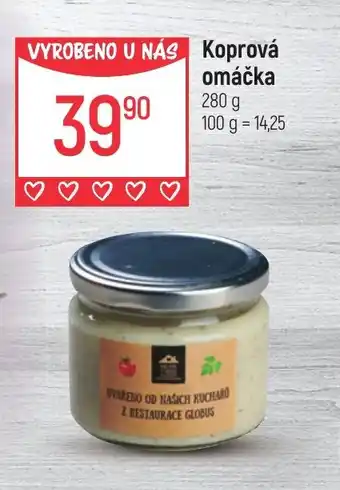 Globus Koprová omáčka nabídka