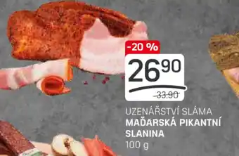 Flop UZENÁŘSTVÍ SLÁMA MAĎARSKÁ PIKANTNÍ SLANINA nabídka