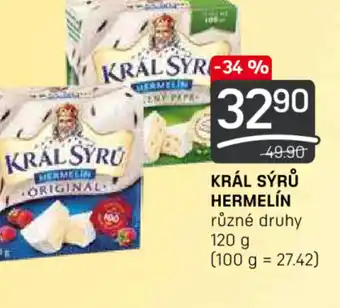 Flop KRÁL SÝRŮ HERMELÍN nabídka