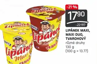 Flop LIPÁNEK MAXI, MAXI DUO, TVAROHOVÝ nabídka