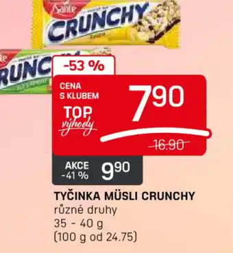 Flop TYČINKA MÜSLI CRUNCHY nabídka