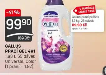 Flop GALLUS PRACÍ GEL 4V1 nabídka