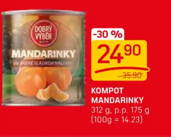 Flop KOMPOT MANDARINKY nabídka