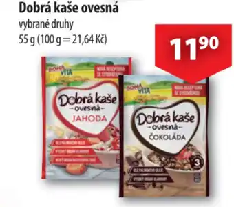 CBA Dobrá kaše ovesná nabídka