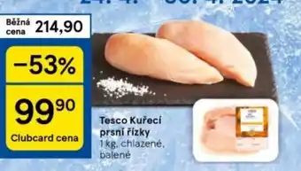 Tesco Tesco Kuřecí prsní řízky nabídka