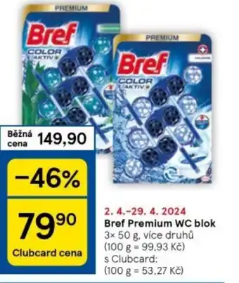 Tesco Bref Premium WC blok nabídka