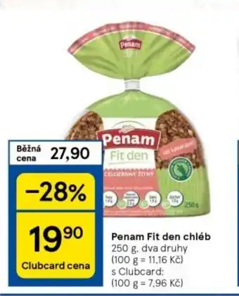 Tesco Penam Fit den chléb nabídka