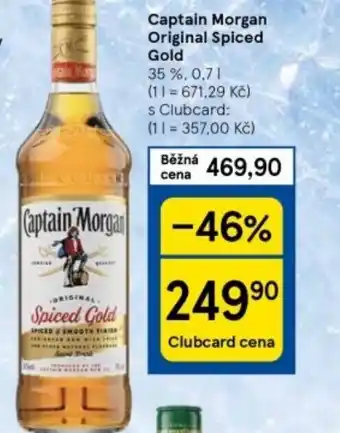 Tesco Captain Morgan Original Spiced Gold nabídka