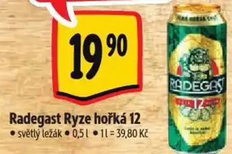 Albert Radegast Ryze hořká 12 nabídka