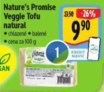 Albert Nature's Promise Veggie Tofu natural nabídka