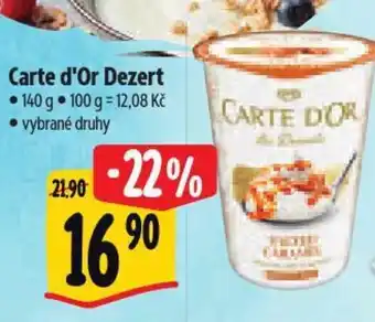 Albert Carte d'Or Dezert nabídka