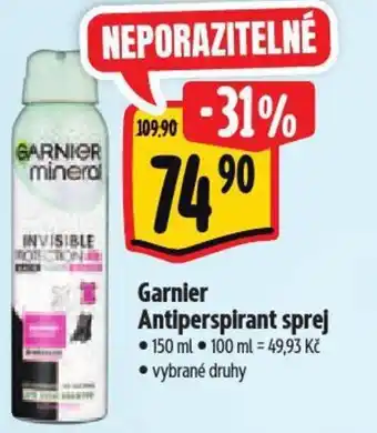 Albert Garnier Antiperspirant sprej nabídka