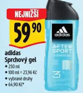 Albert Adidas Sprchový gel nabídka