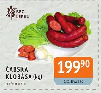 Coop hb ČABSKÁ KLOBÁSA (kg) nabídka