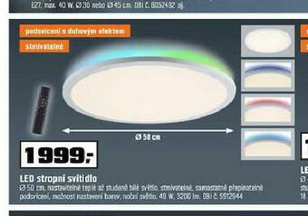 OBI Led stropní svítidlo nabídka