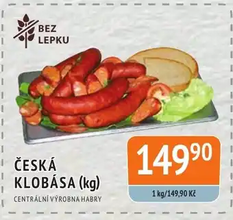 Coop hb ČESKÁ KLOBÁSA (kg) nabídka