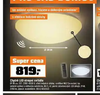 OBI Chytré led stropní svítidlo nabídka