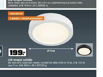 OBI Led stropní svítidlo nabídka