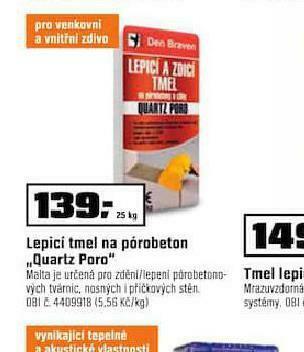 OBI Lepicí tmel na porobeton nabídka
