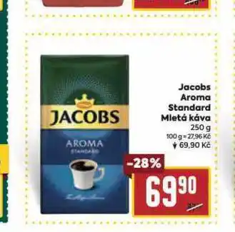 Billa Jacobs aroma standard mletá káva nabídka