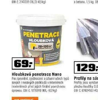OBI Hloubková penetrace nano nabídka