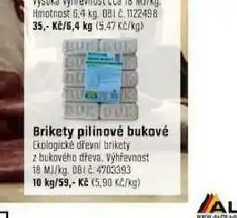 OBI Brikety pilinové bukové nabídka