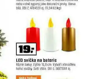 OBI Led svíčka na baterie nabídka