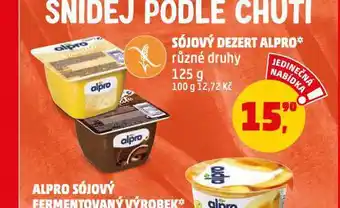 Penny Market Sójový dezert alpro nabídka