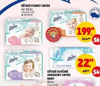 Penny Market Linteo dětské plenky nabídka