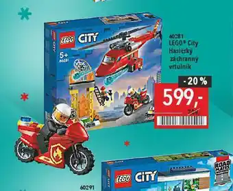Globus Lego city hasičský záchranný vrtulník nabídka