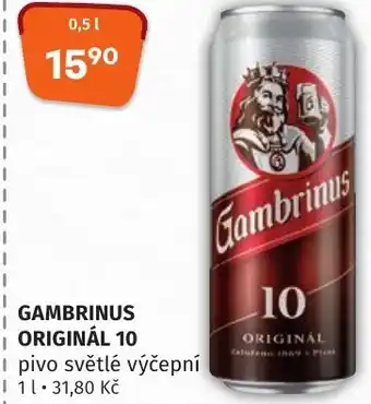 Coop hb GAMBRINUS ORIGINÁL 10 nabídka