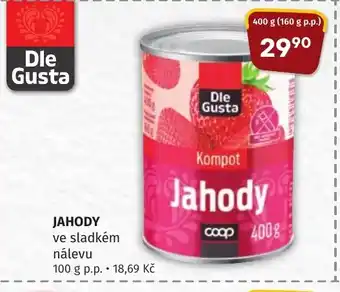 Coop hb JAHODY nabídka