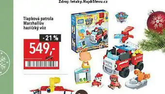 Globus Tlapková patrola marshallův hasičský vůz nabídka