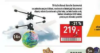 Globus Vrtulníková koule barevná nabídka