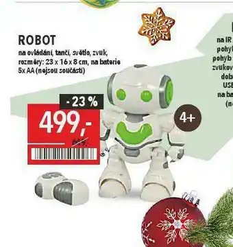 Globus Robot na ovládání nabídka